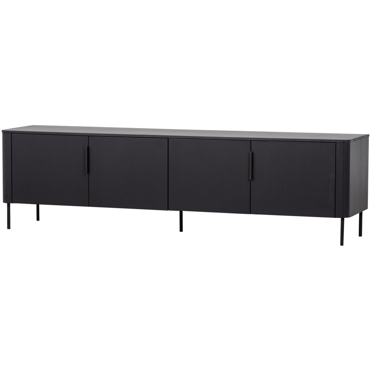 Mobile TV 4 ante in legno di pino Gunnar 200x56 cm