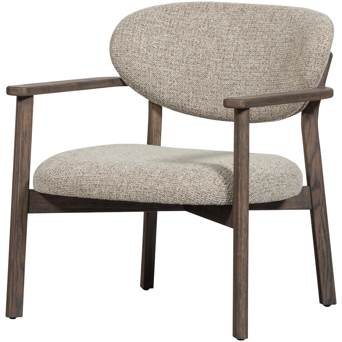 Poltrona in tessuto con braccioli Udar 68x76 cm