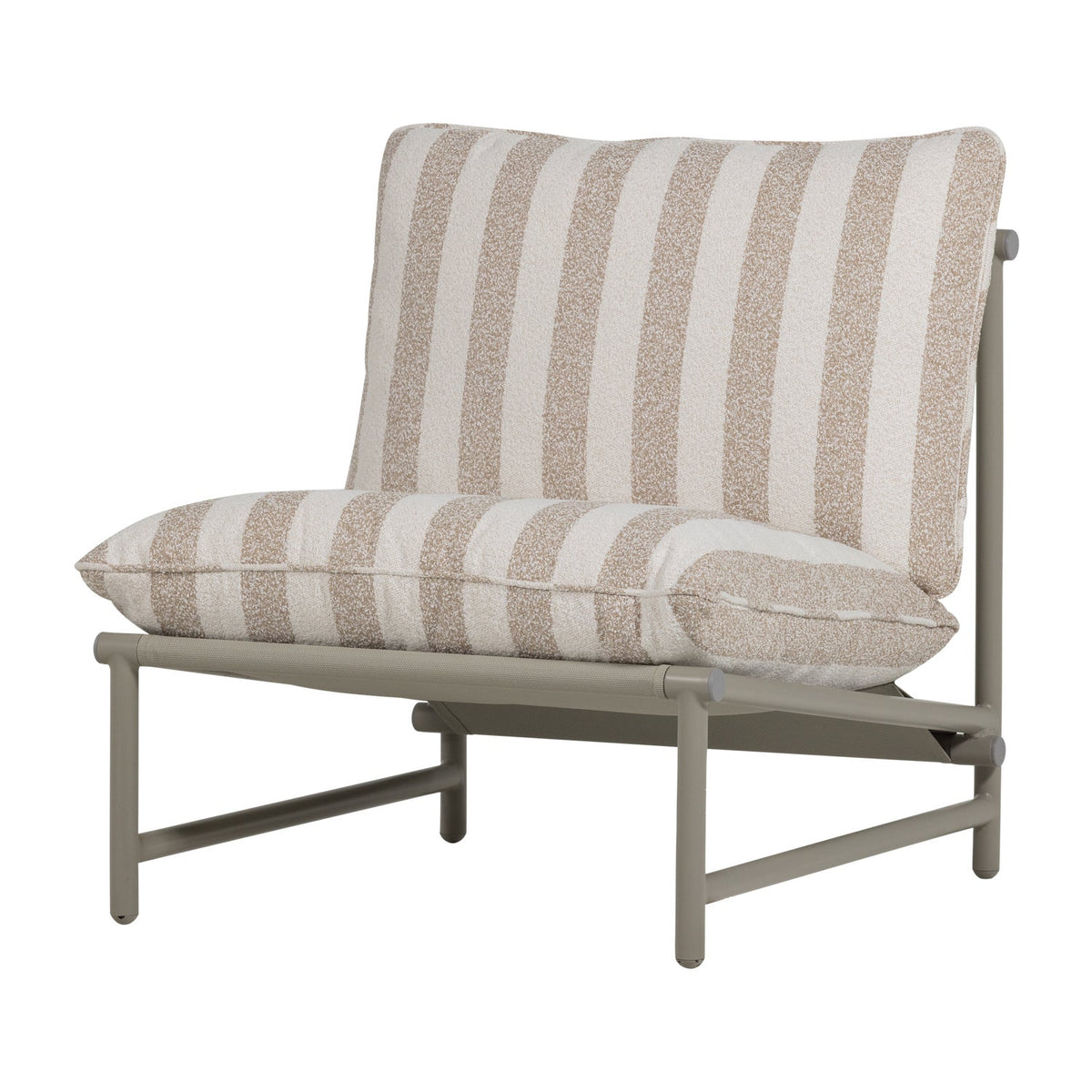 Poltrona da esterno in alluminio Liva 82x75 cm