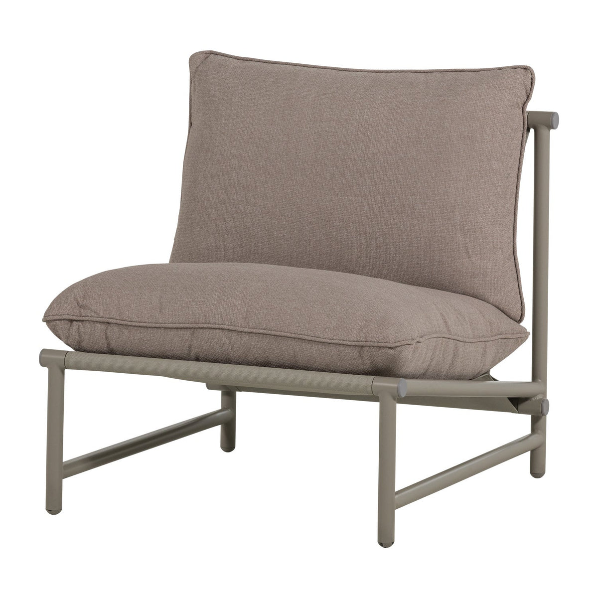 Poltrona da esterno in alluminio Elvy 82x75 cm