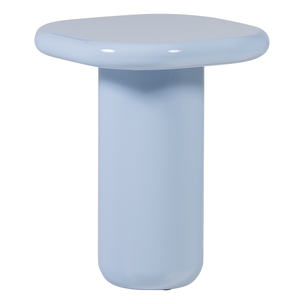 Tavolino con finitura lucida Brik 50x61 cm