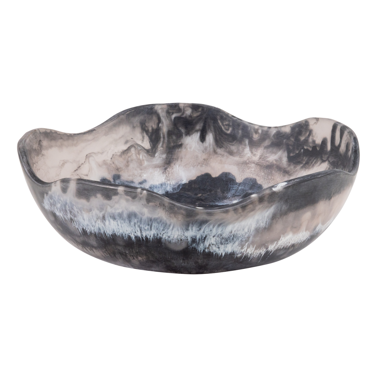 Set di 4 ciotole in resina epossidica Breeze 37x11 cm