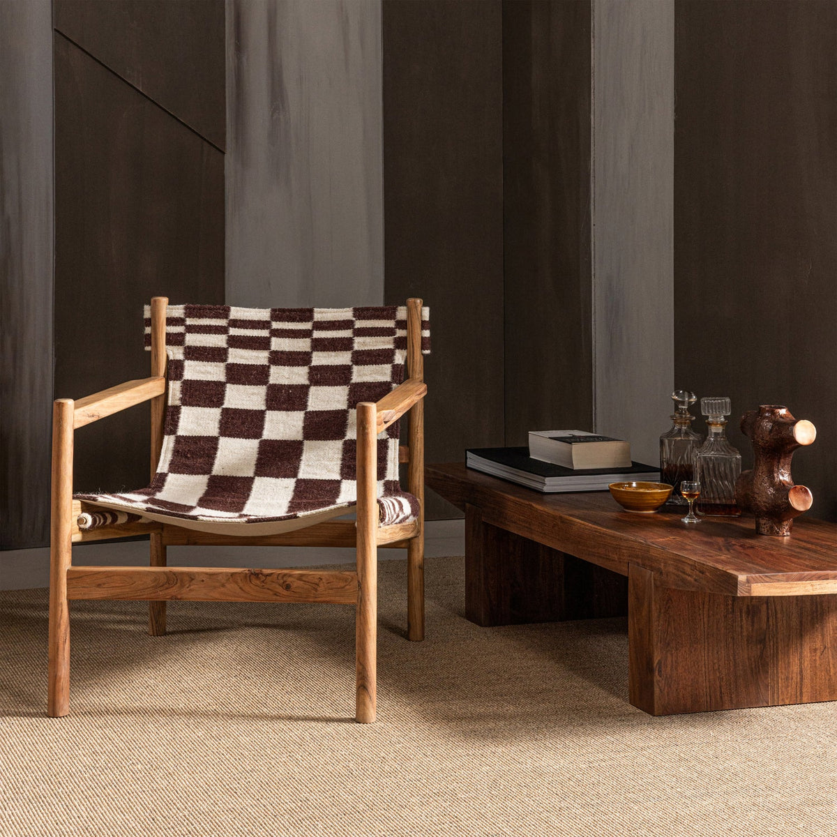 Poltrona in legno di acacia Élan 73x76 cm