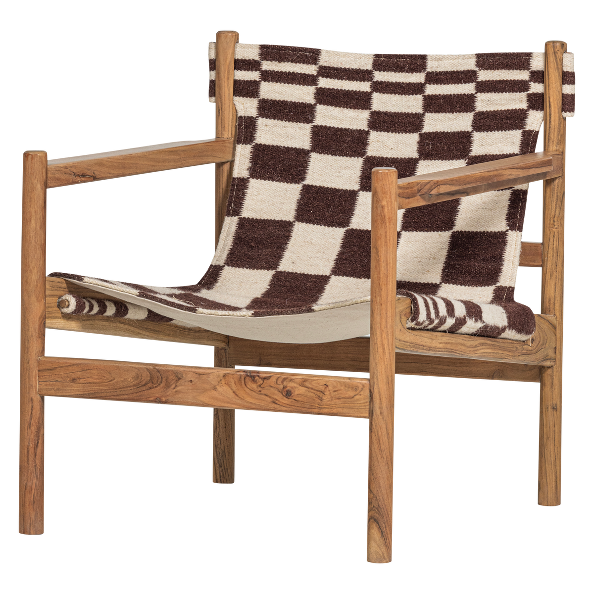 Poltrona in legno di acacia Élan 73x76 cm