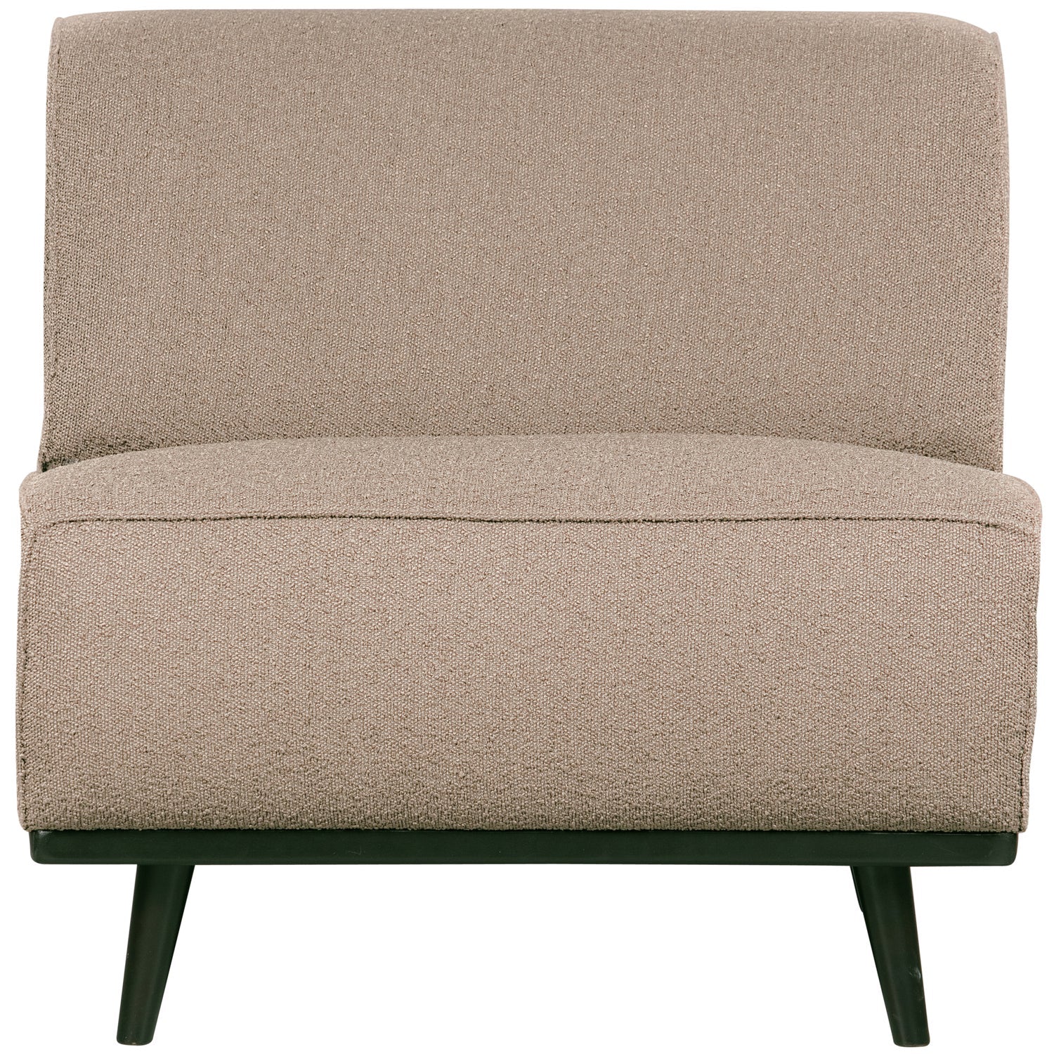 Poltrona in tessuto bouclé Statement 79x77 cm
