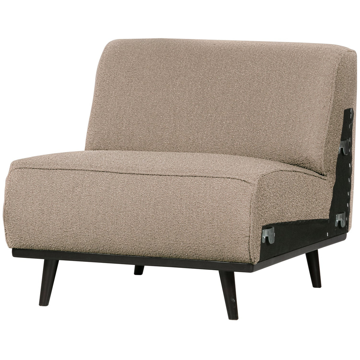 Poltrona in tessuto bouclé Statement 79x77 cm