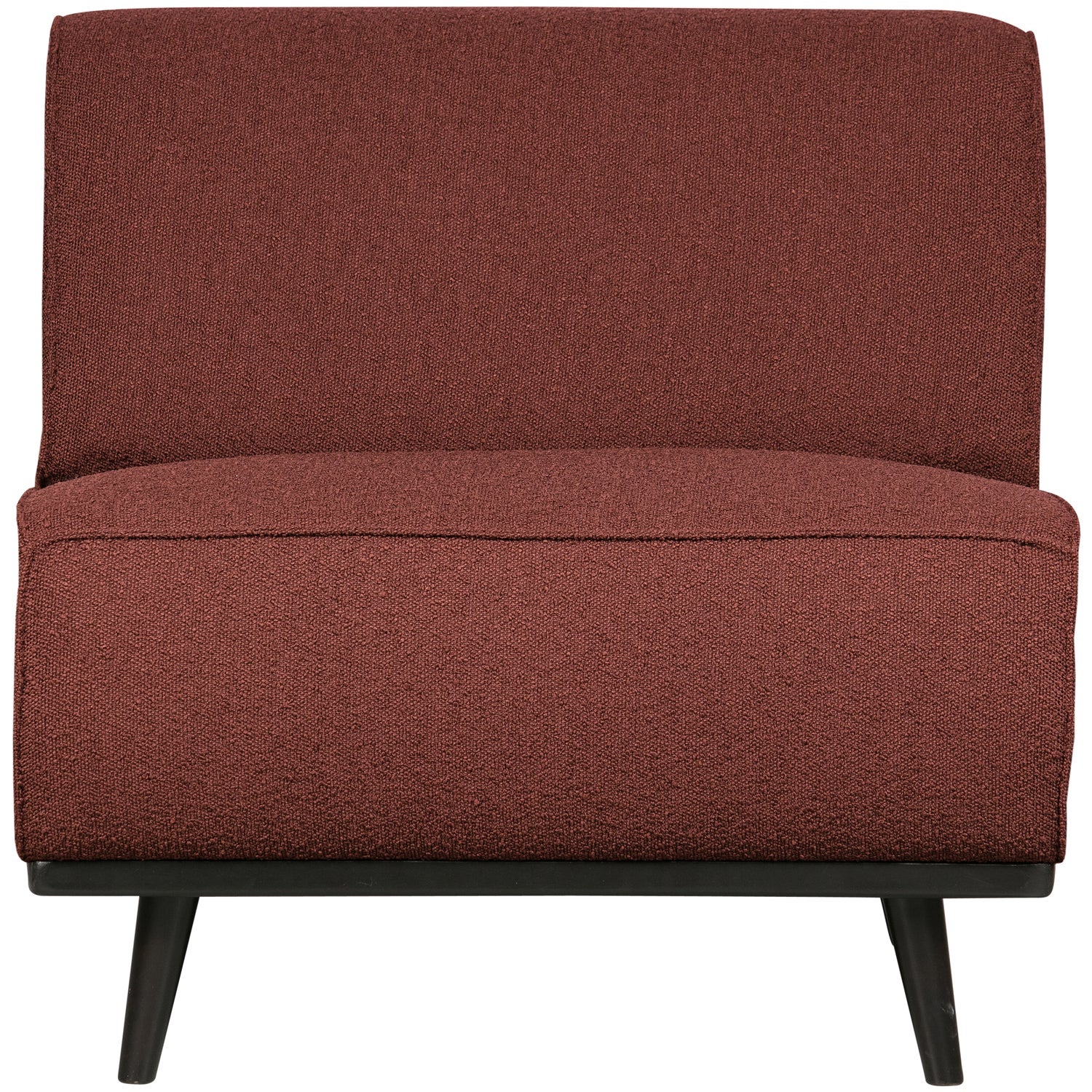 Poltrona in tessuto bouclé Statement 79x77 cm