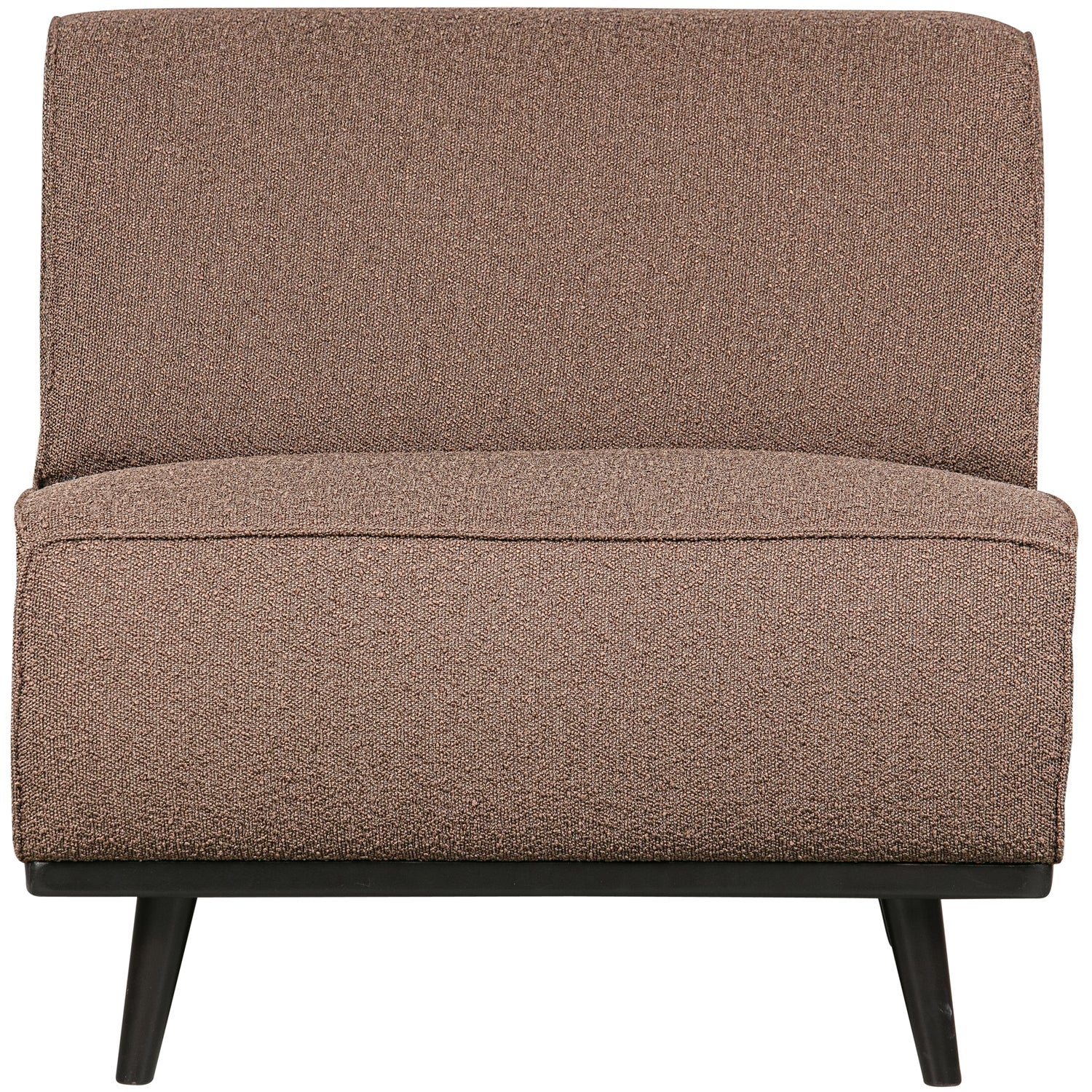Poltrona in tessuto bouclé Statement 79x77 cm