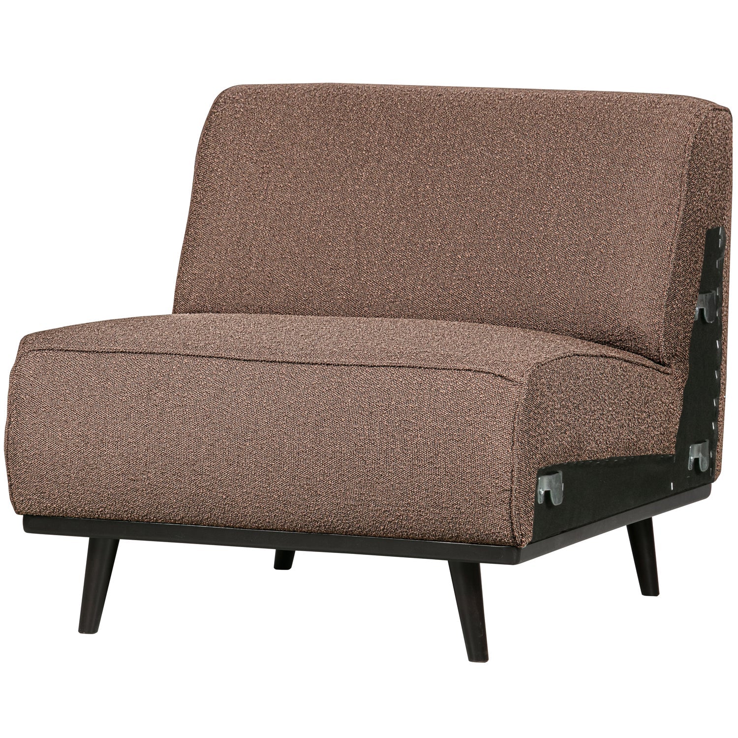 Poltrona in tessuto bouclé Statement 79x77 cm