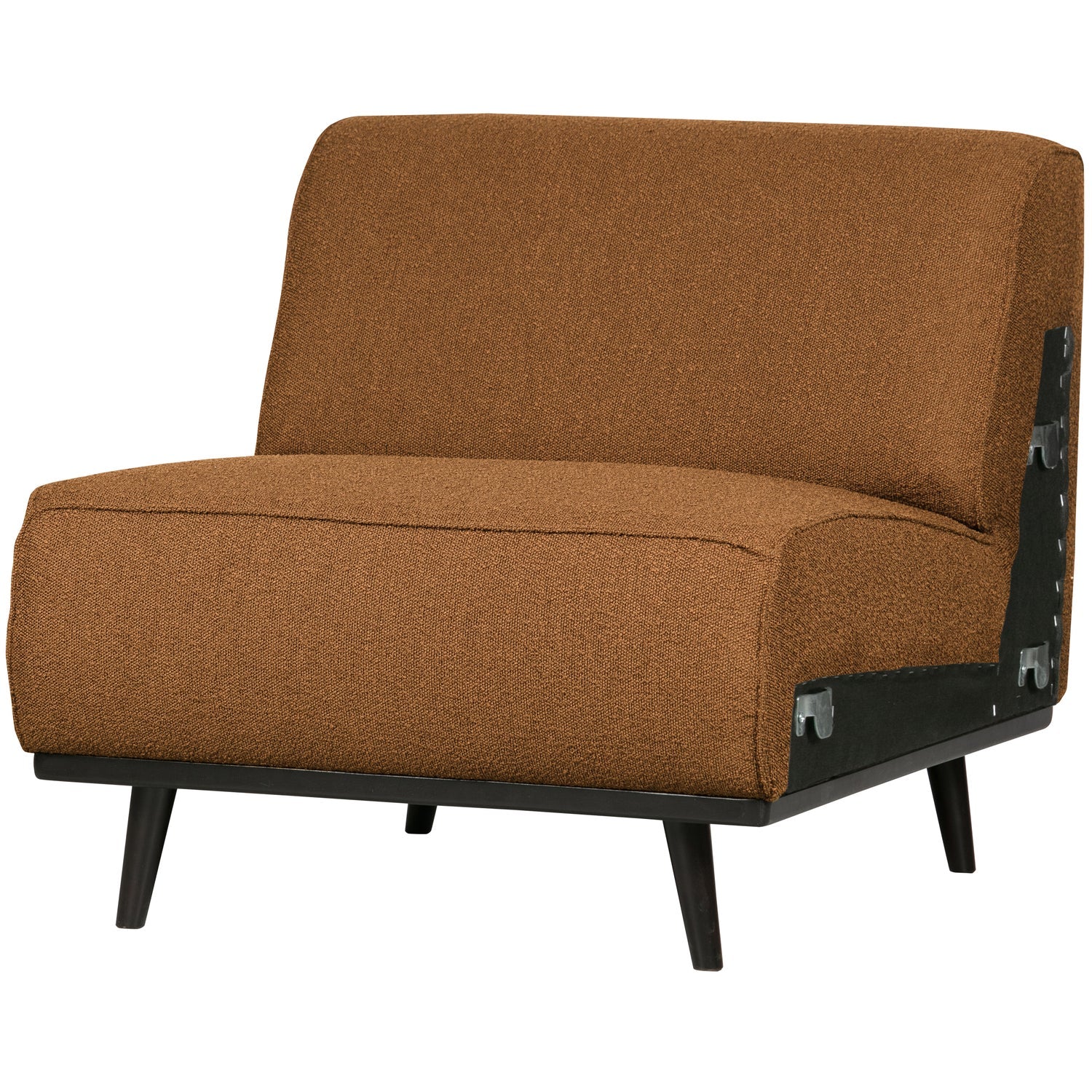 Poltrona in tessuto bouclé Statement 79x77 cm