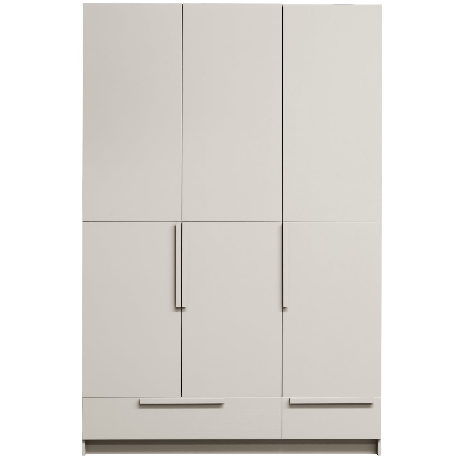 Cappottiera 3 ante 2 cassetti in legno di pino Pure 215x142 cm