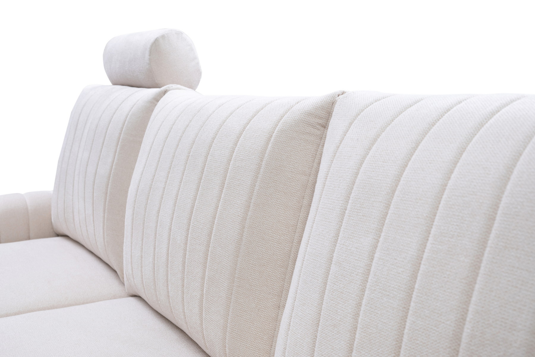 Divano letto angolare in tessuto cinigliato Firenze 251x164 cm