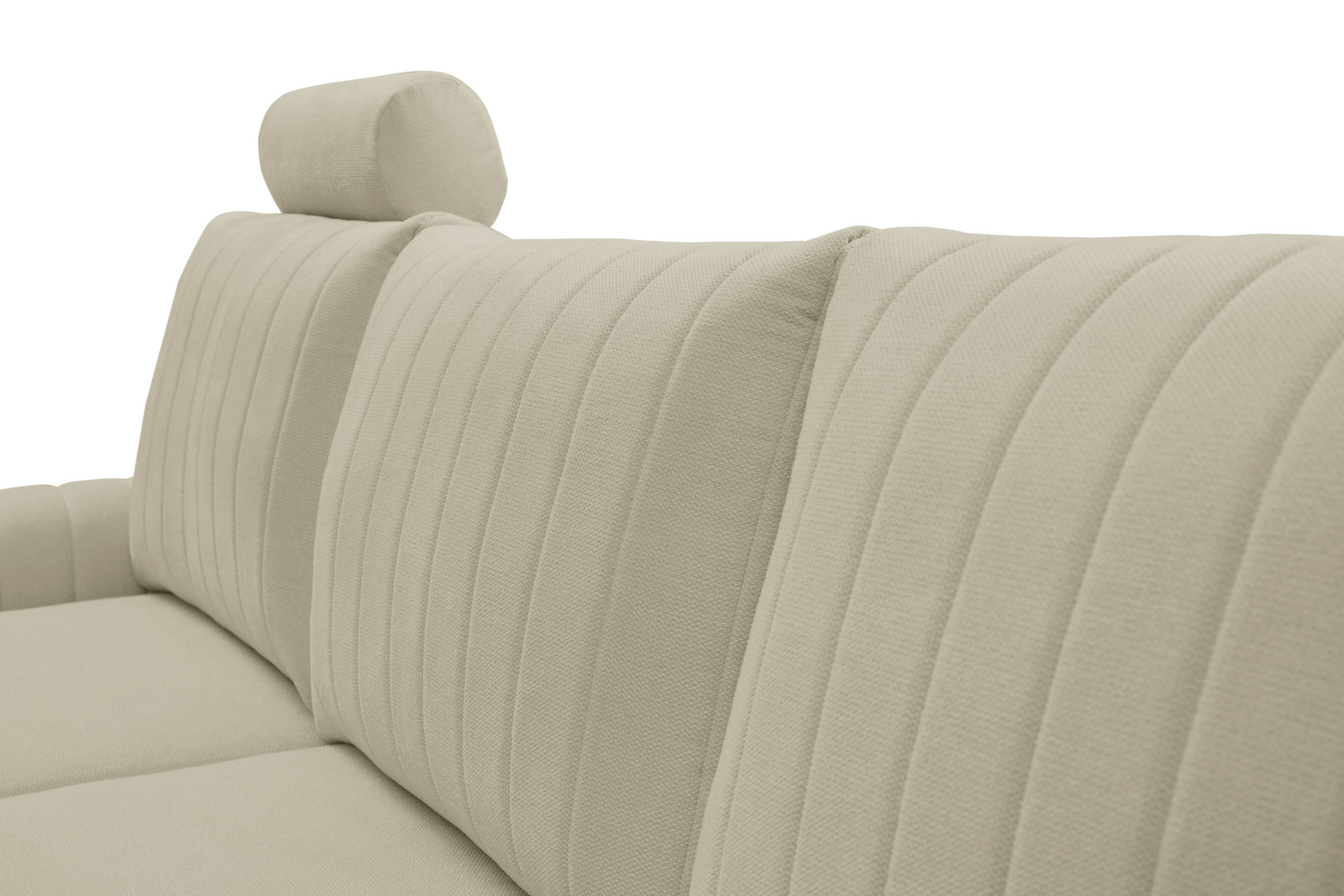 Divano letto angolare in tessuto cinigliato Firenze 251x164 cm