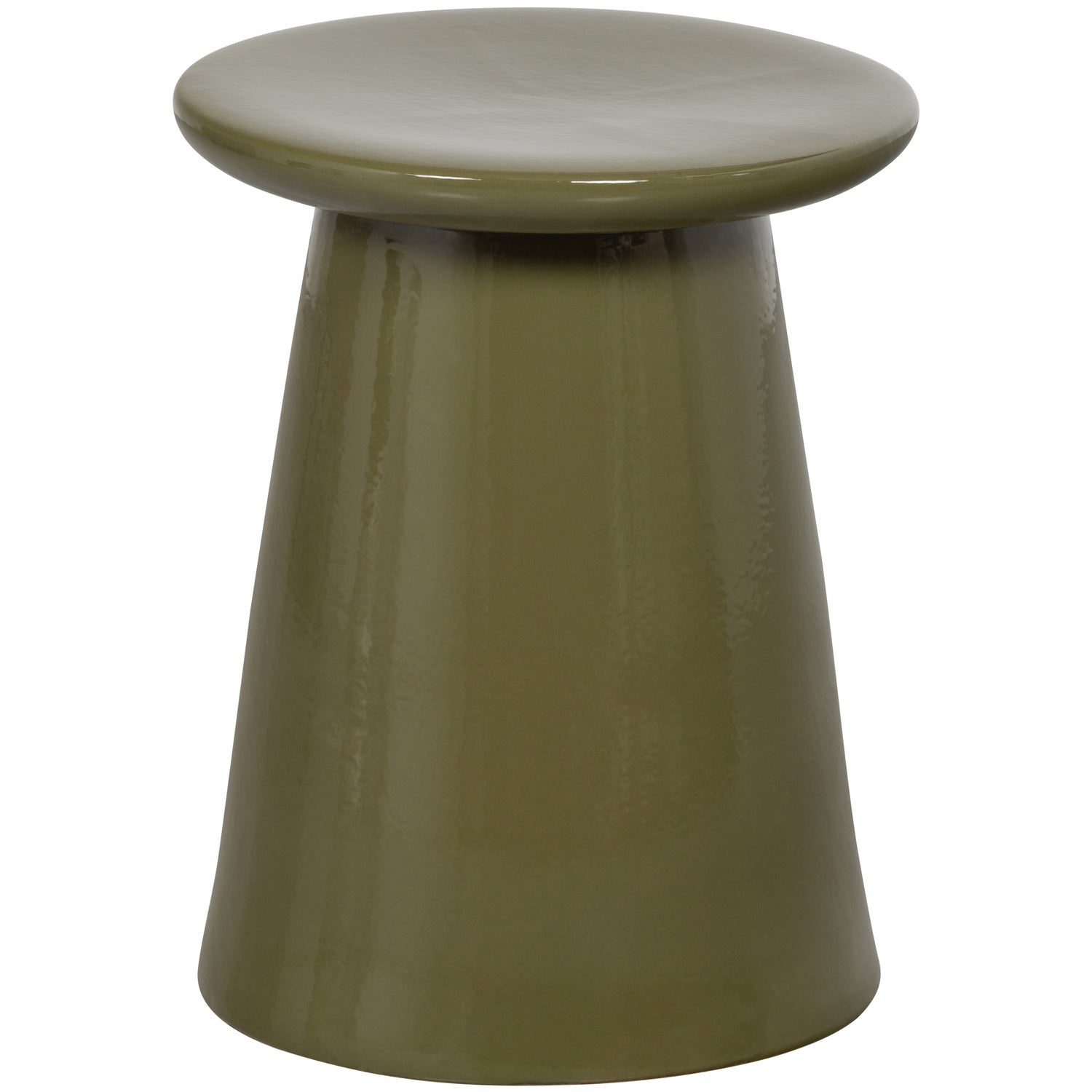 Tavolino in ceramica Button 45x35 cm