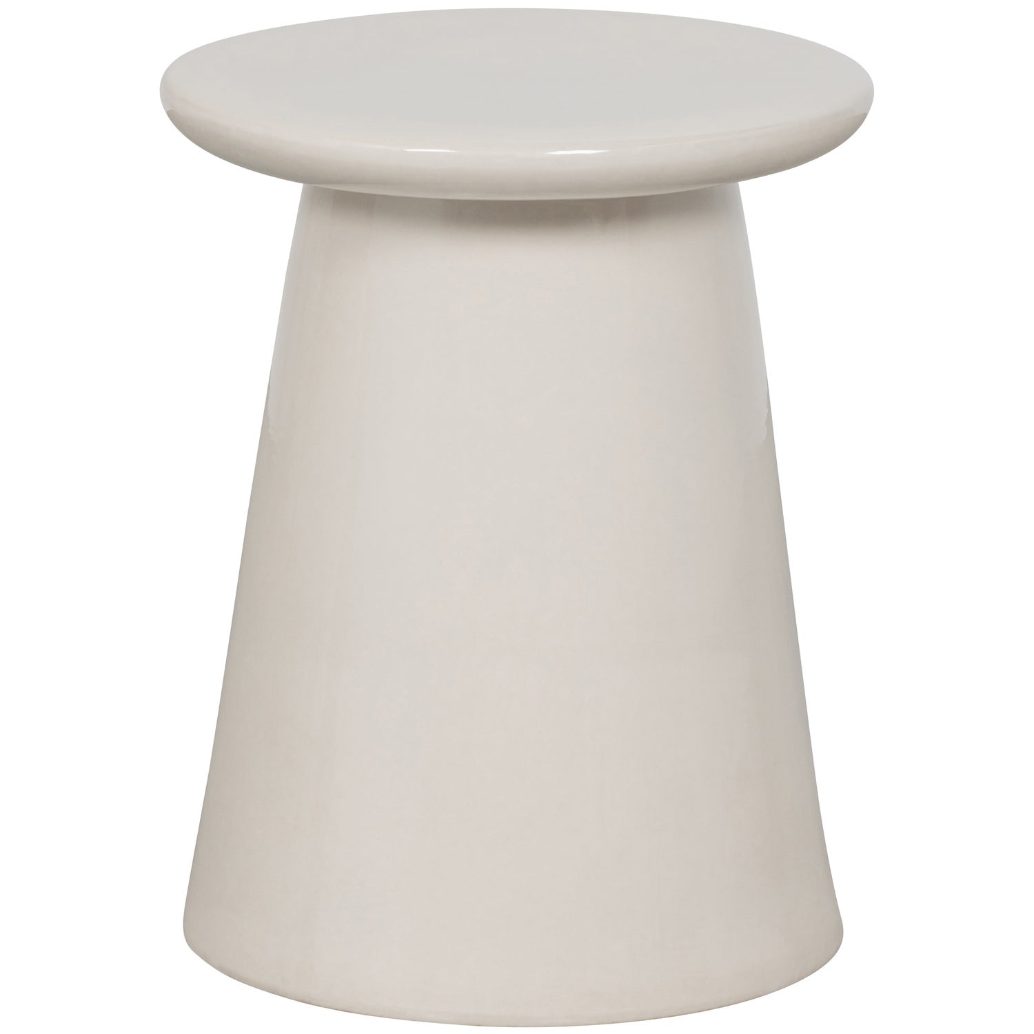 Tavolino in ceramica Button 45x35 cm