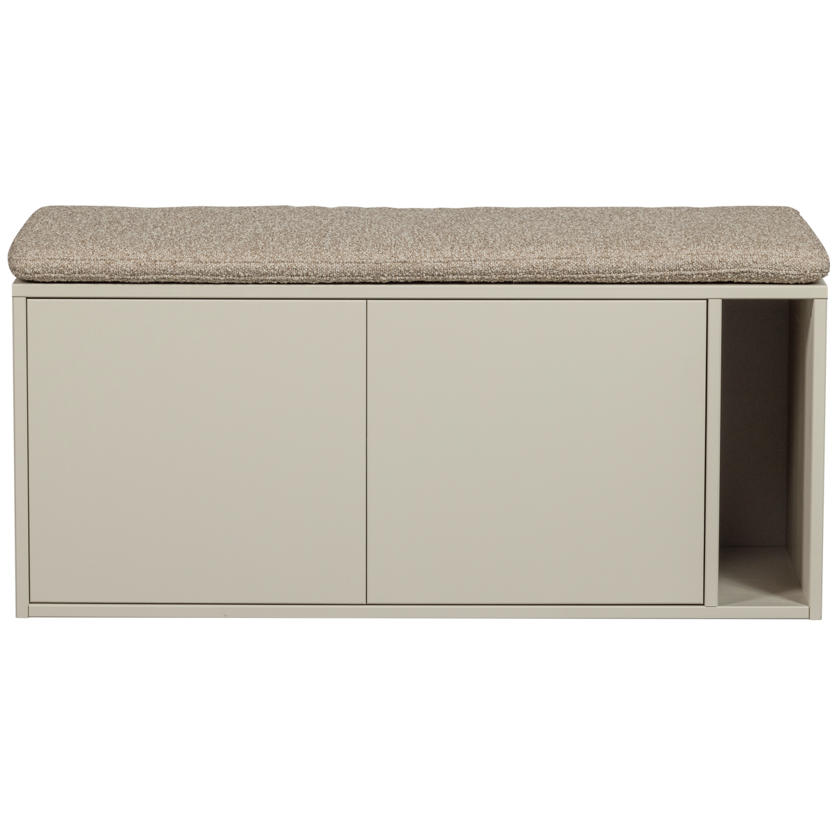 Panca/mobile TV 2 ante in legno di pino Settle Down 108x44 cm