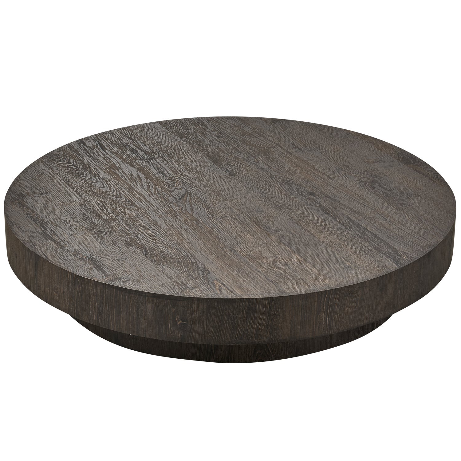 Tavolino rotondo marrone Shield 100x20 cm