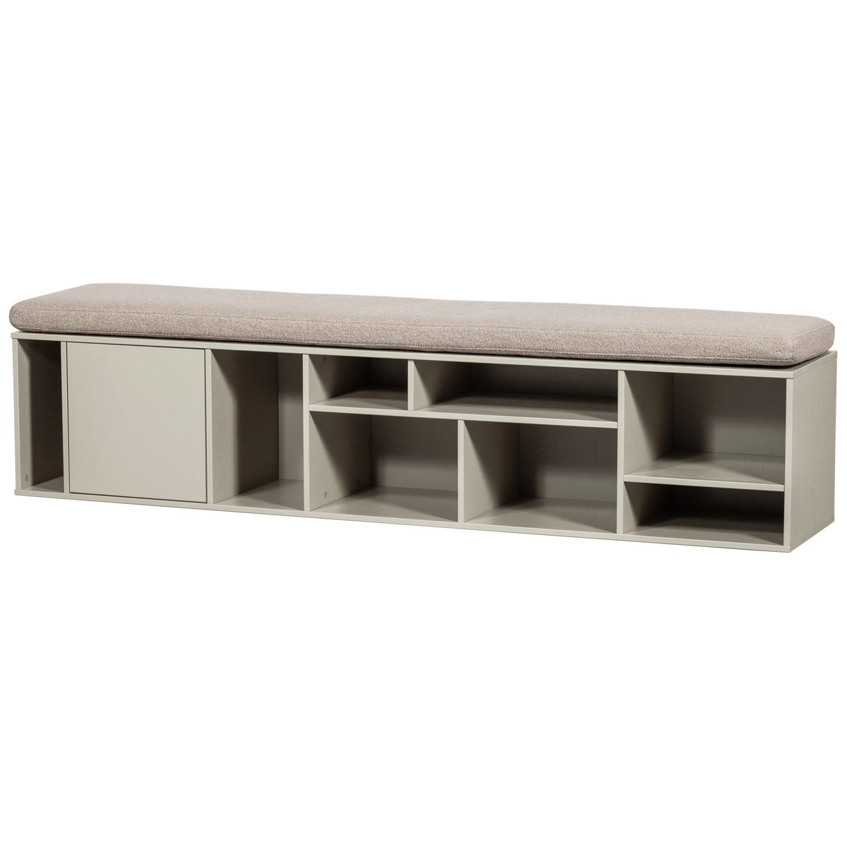 Panca multifunzionale in legno di pino Letterbank 194x40 cm