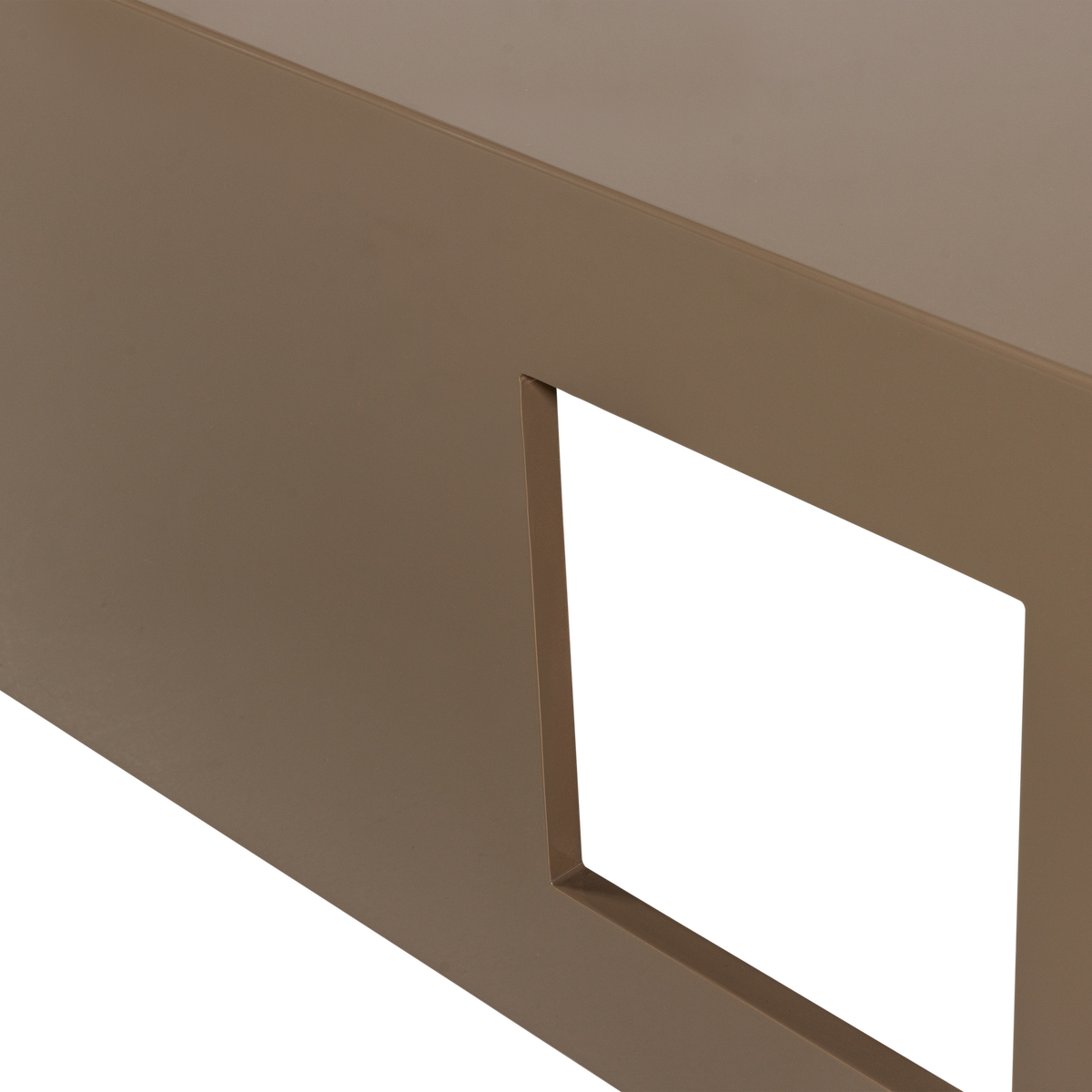 Tavolino con finitura lucida Brio 88x40 cm