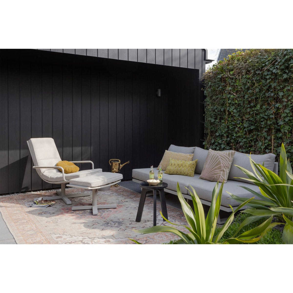 Poggiapiedi da esterno in alluminio Cosy 64x43 cm