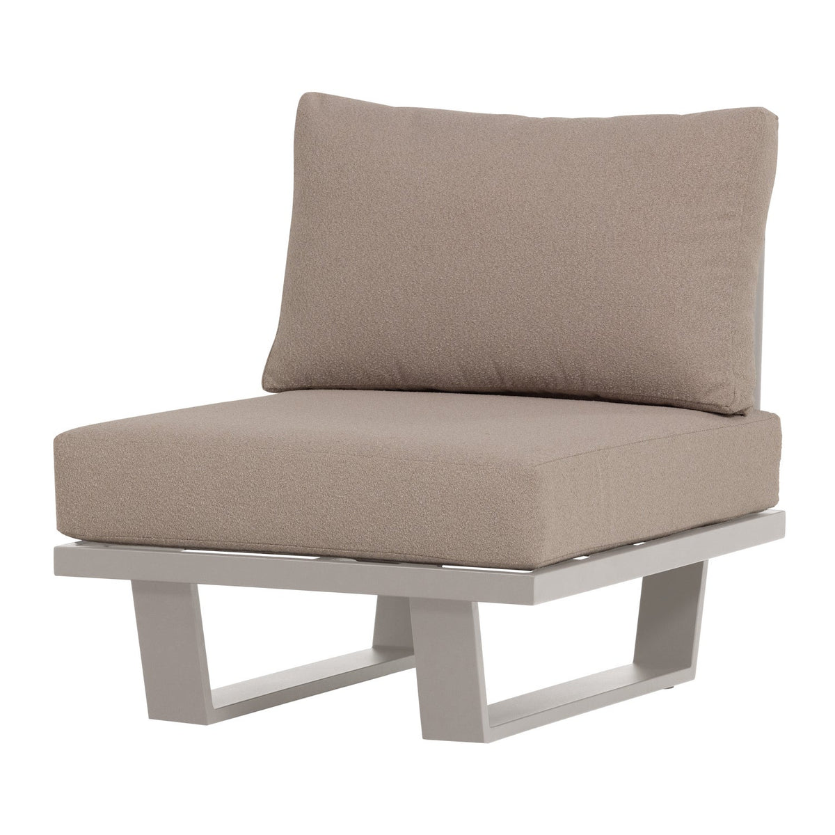 Poltrona da esterno in alluminio Bya 70x5 cm