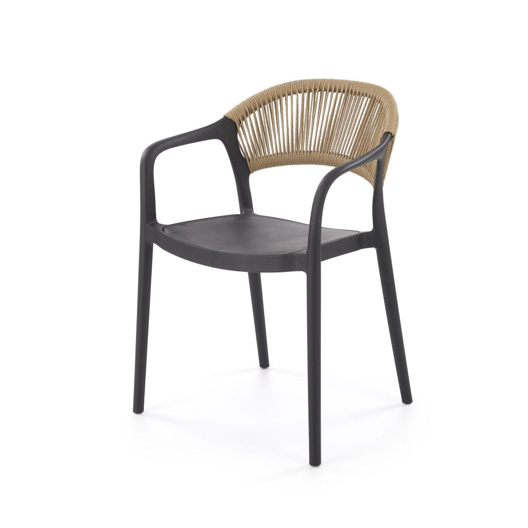 Sedia da esterno in polipropilene Ivy 56x46 cm