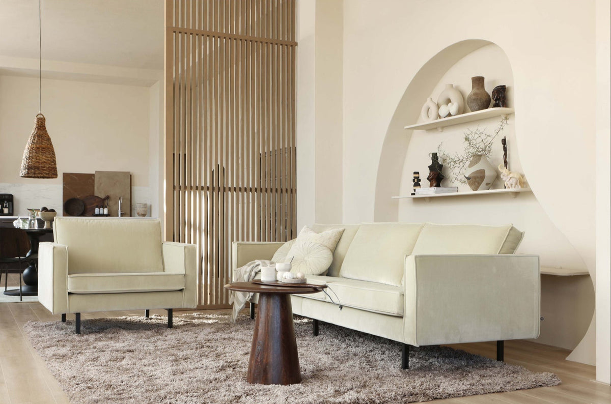 Tavolino in legno di mango noce Posture