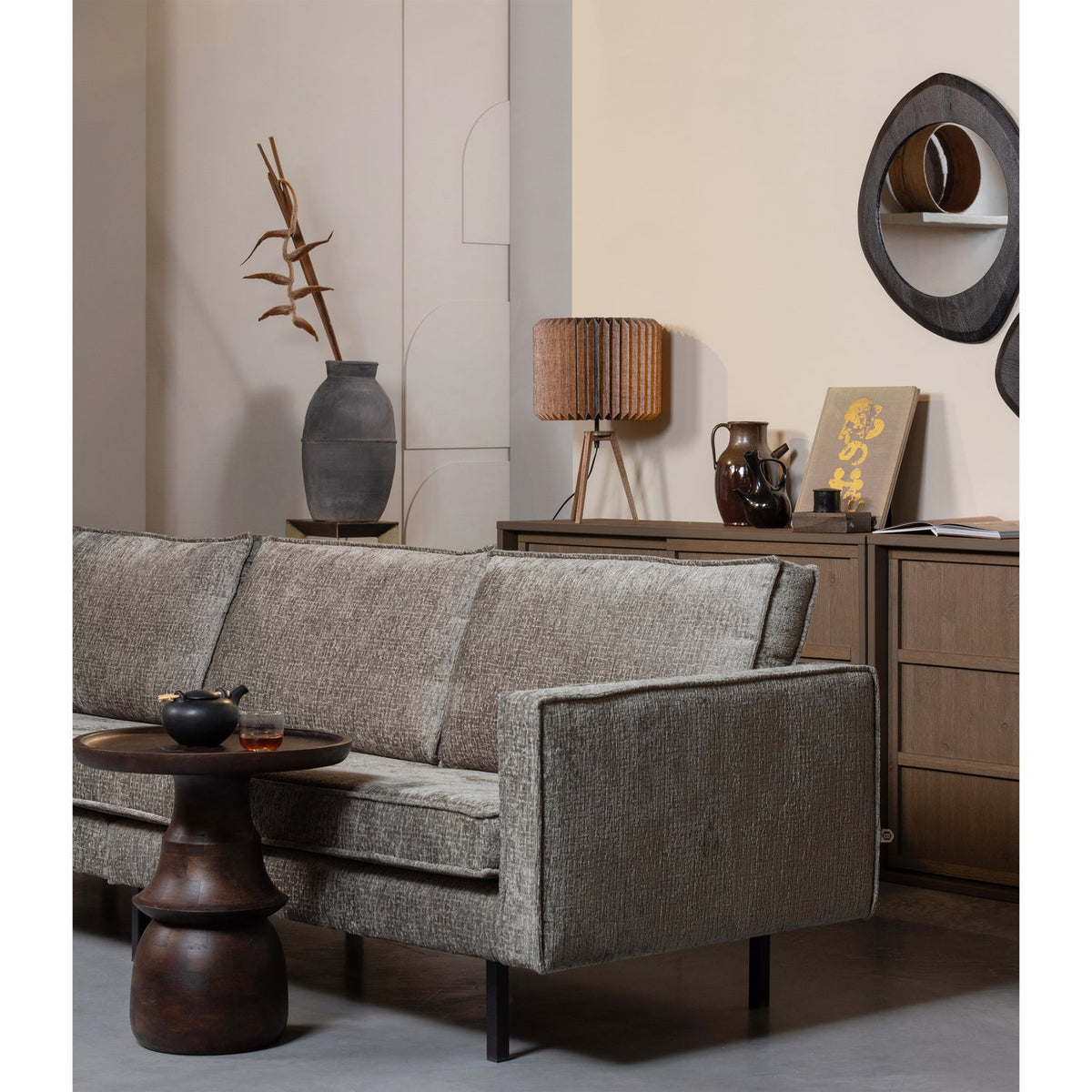 Set di 2 lampade da tavolo in carta nera Bones 58x36 cm