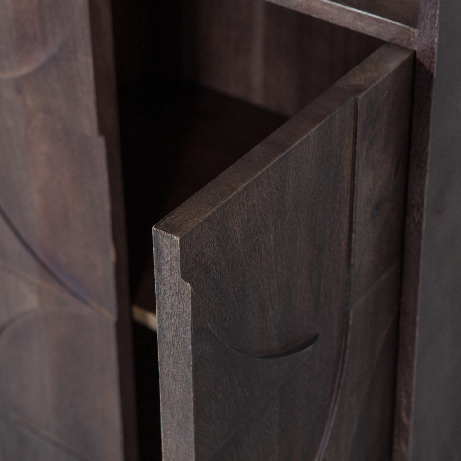 Credenza 4 ante in legno di mango Draw 200x60 cm