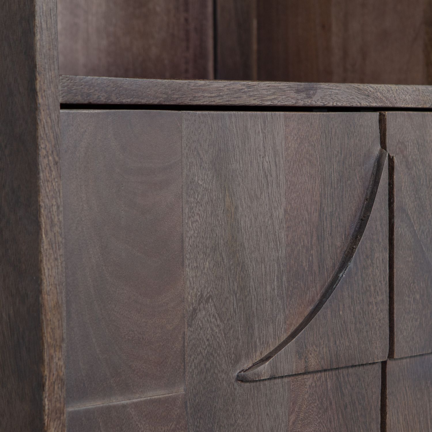 Credenza 4 ante in legno di mango Draw 200x60 cm