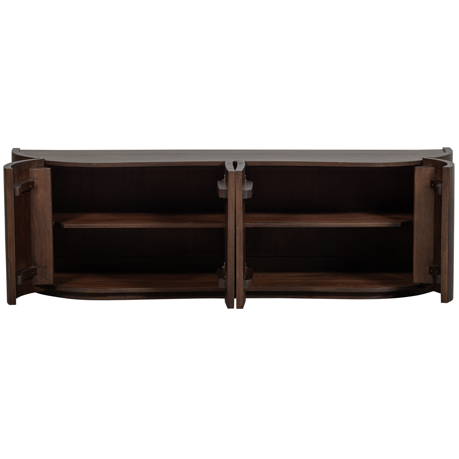 Credenza 4 ante in legno di mango Sense 50x160 cm