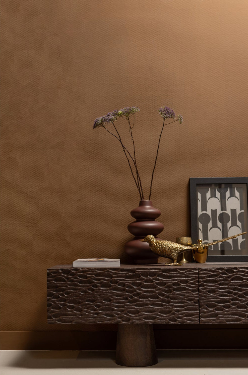 Mobile TV in legno di mango Crumble 40x180 cm