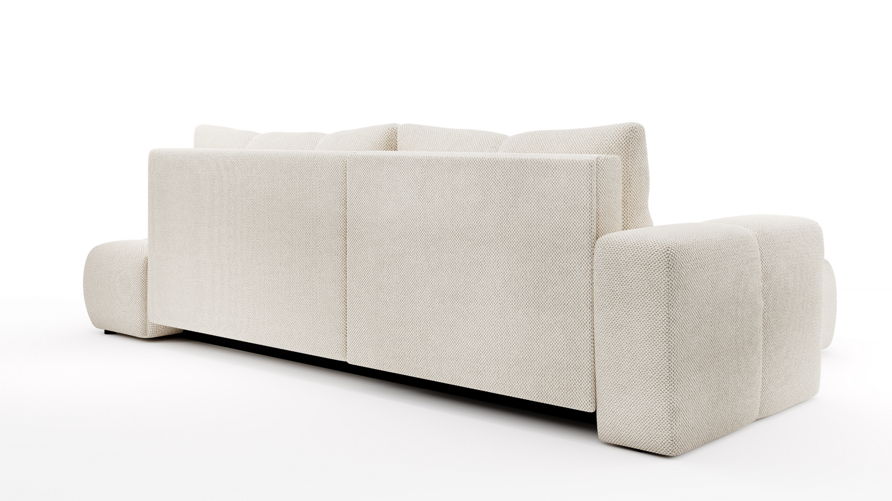 Divano letto angolare in tessuto cinigliato Vienna 286x177 cm