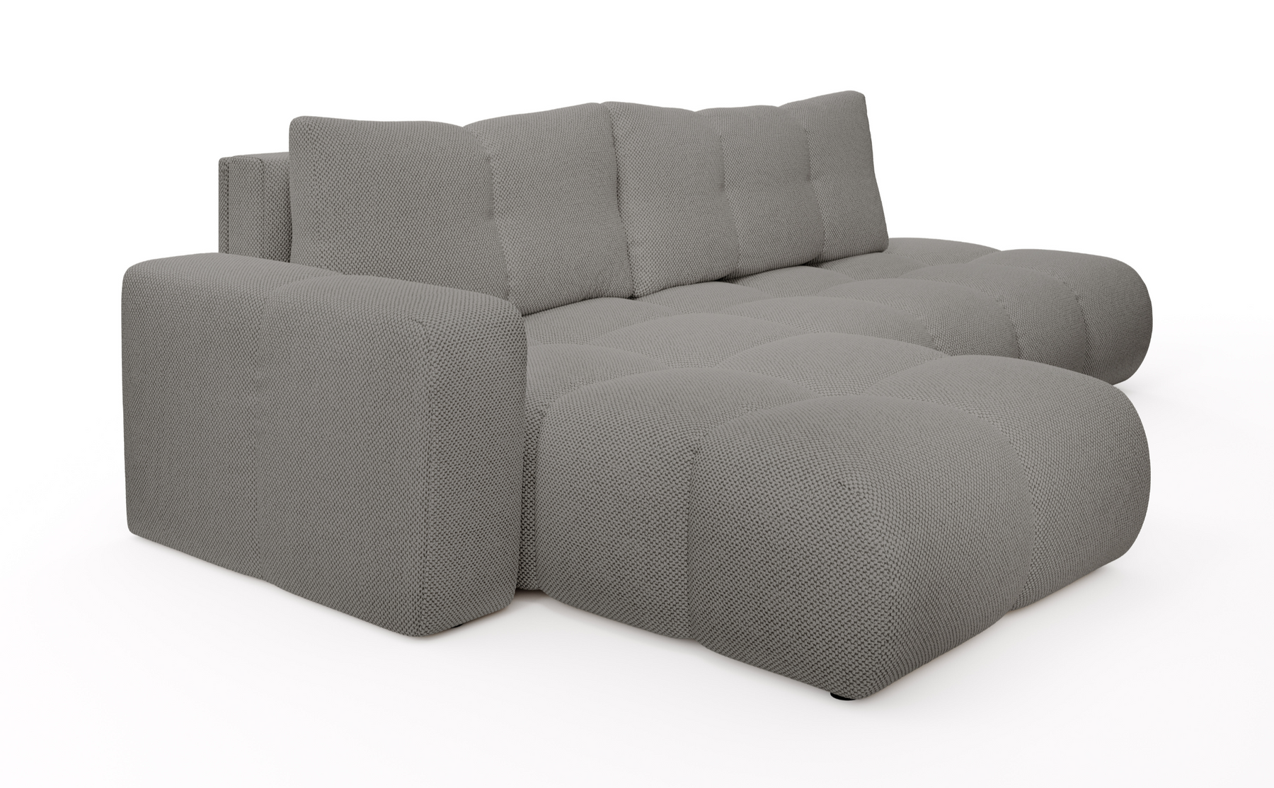 Divano letto angolare in tessuto cinigliato Vienna 286x177 cm