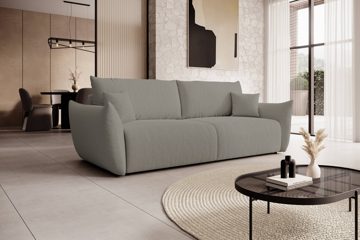 Divano letto in tessuto cinigliato Marsiglia 240x108/145 cm