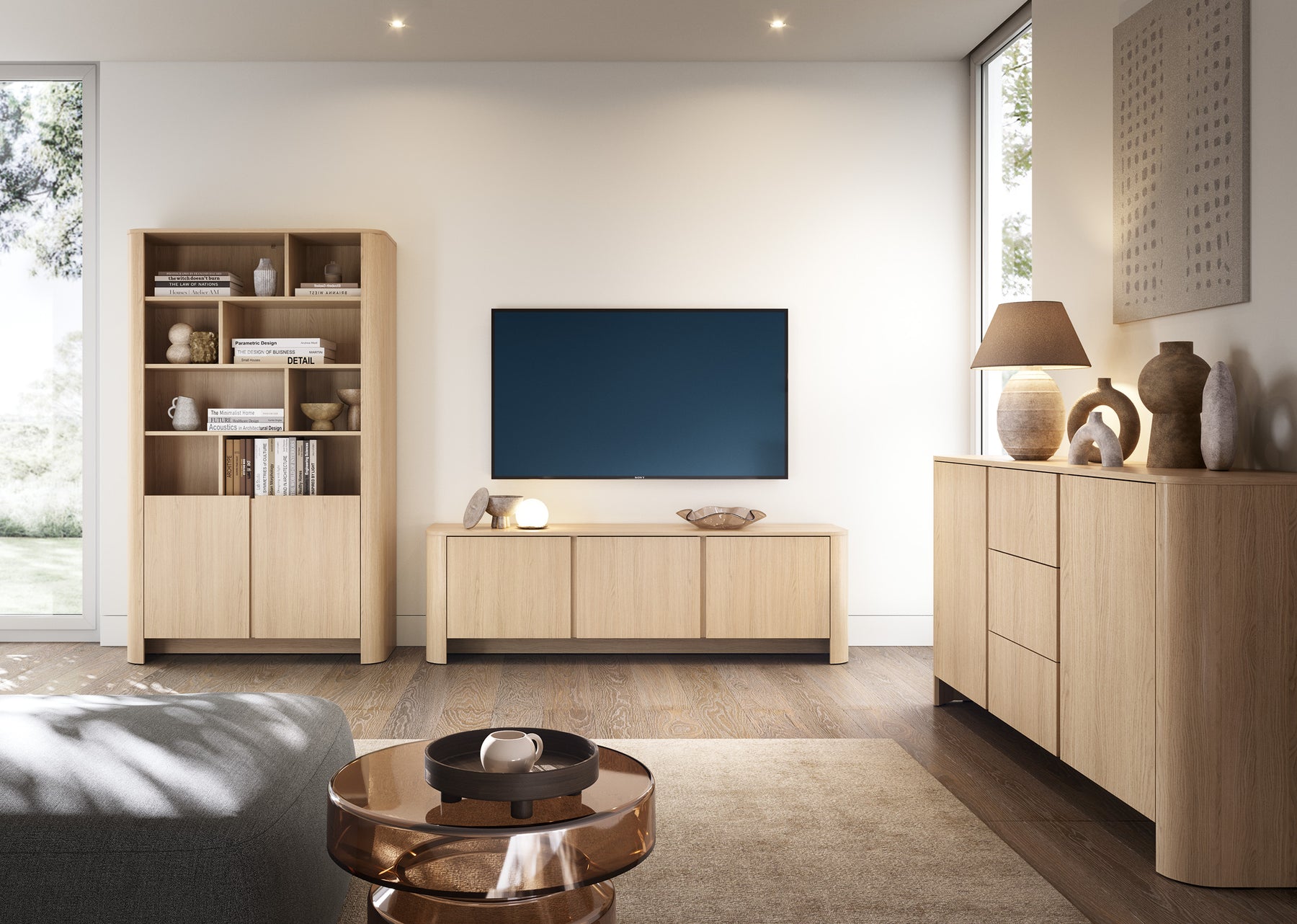 Credenza 4 ante Althea 103x132 cm