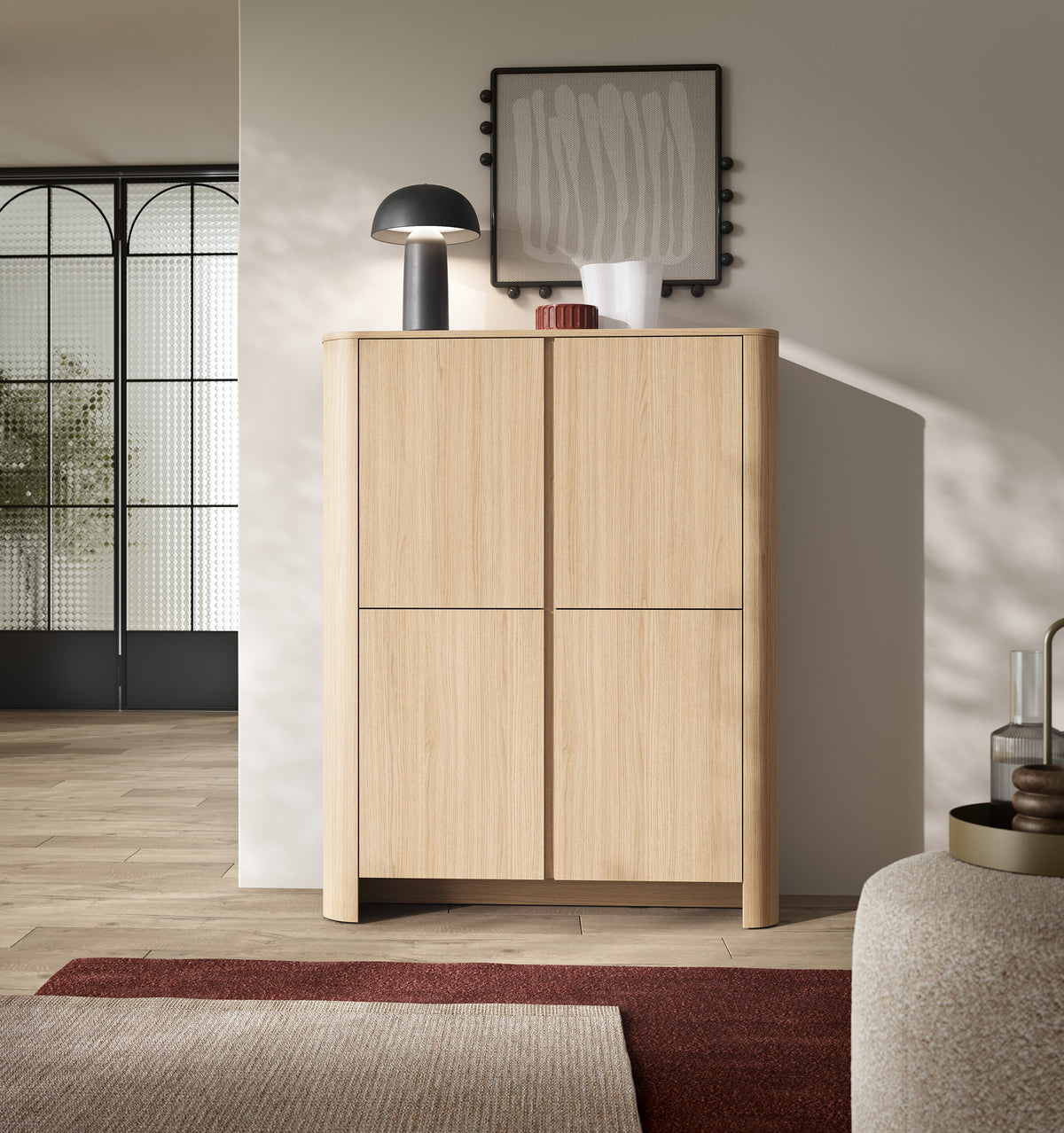 Credenza 4 ante Althea 103x132 cm