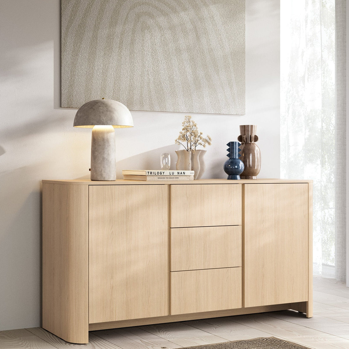 Madia 2 ante 3 cassetti Althea 168x84 cm