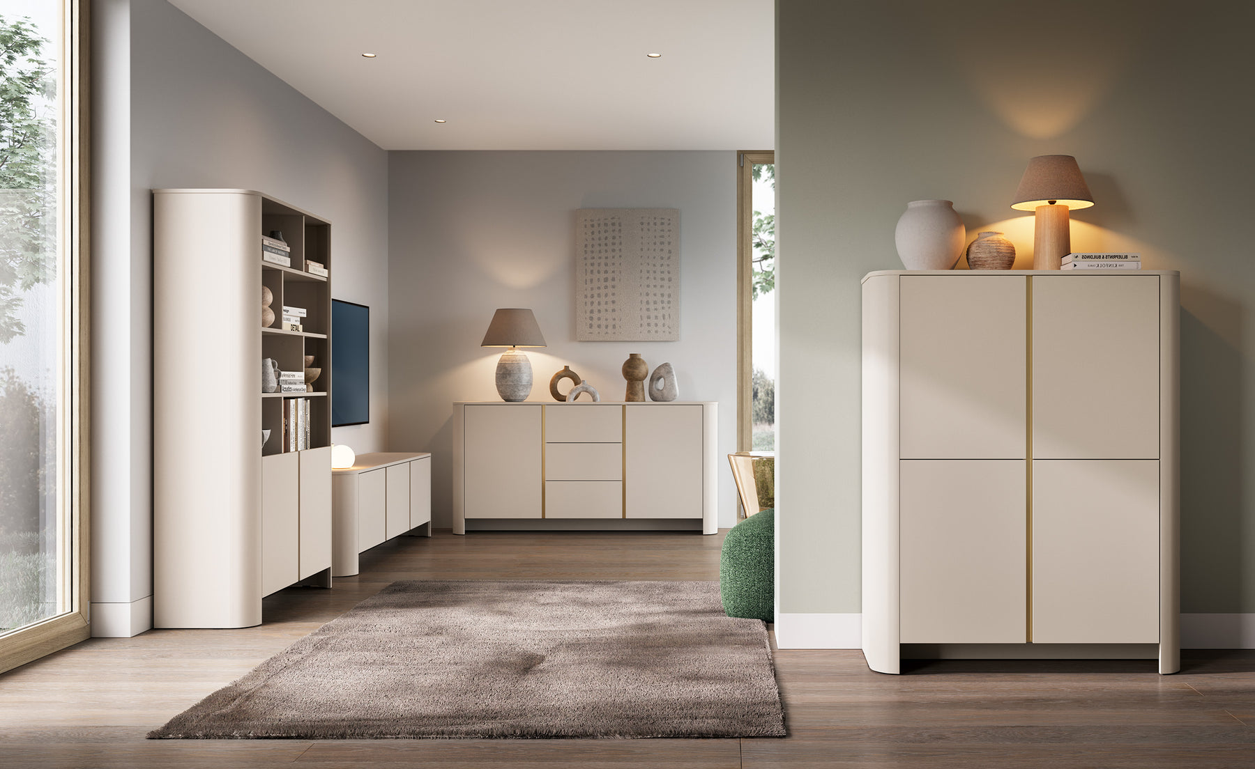 Libreria 2 ante Althea 103x170 cm