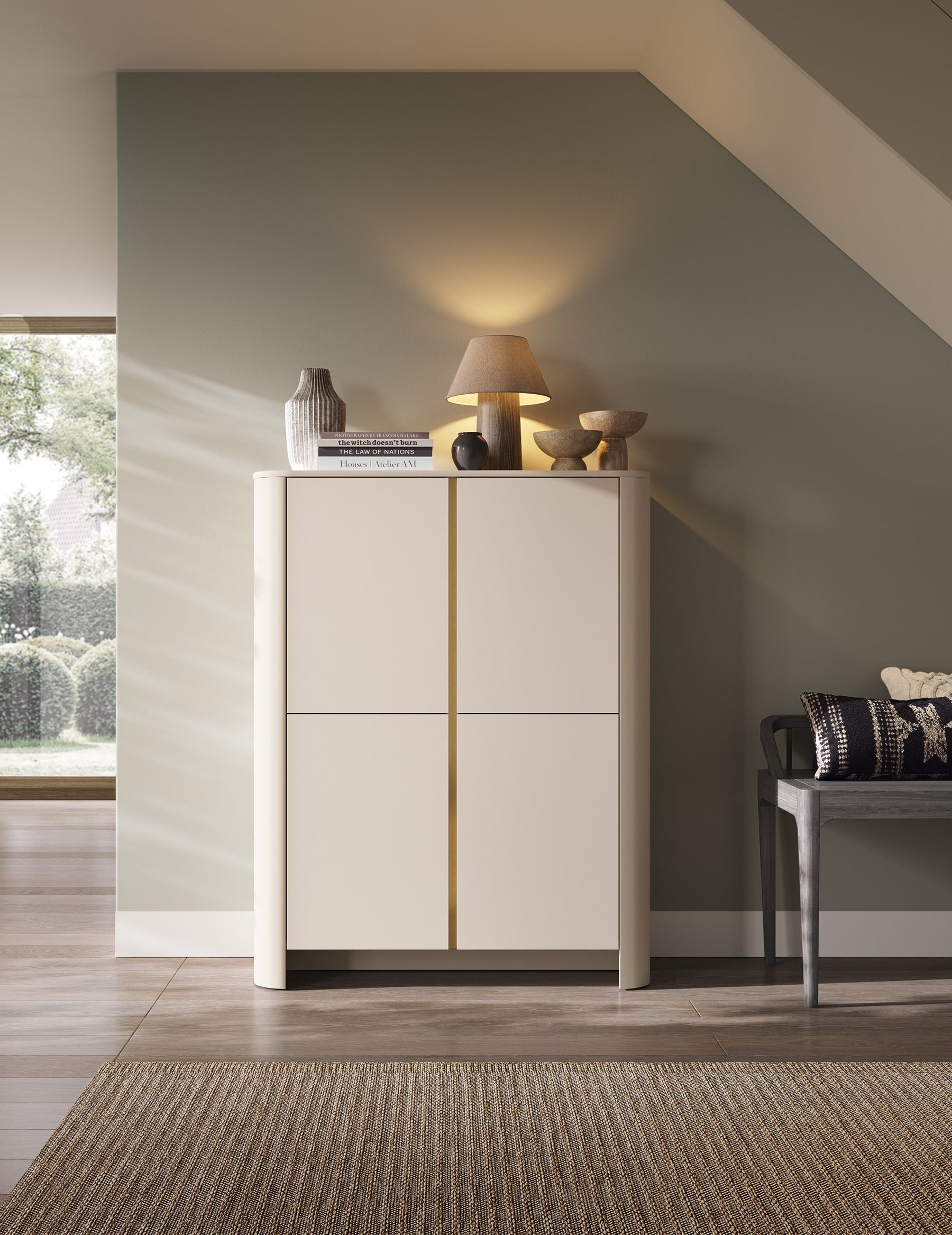 Credenza 4 ante Althea 103x132 cm