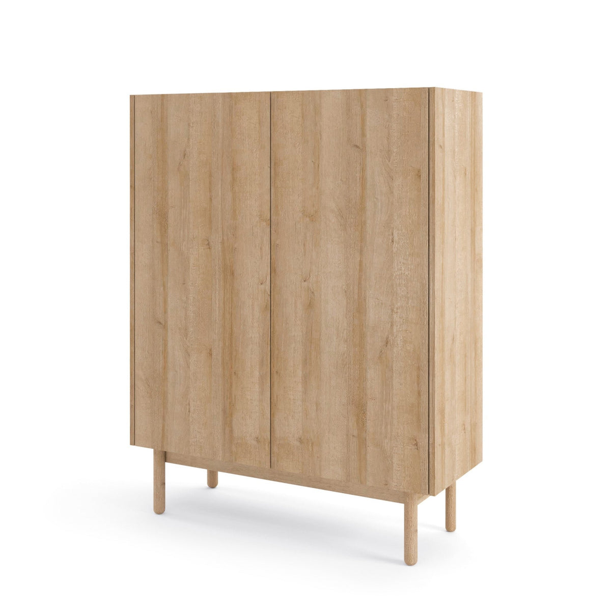 Credenza 2 ante in legno laminato Arnesia 97x122 cm