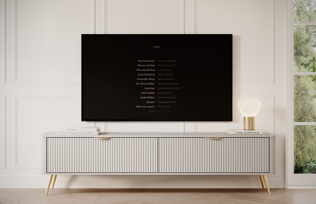 Mobile TV con 2 ante Essenza 200x51 cm