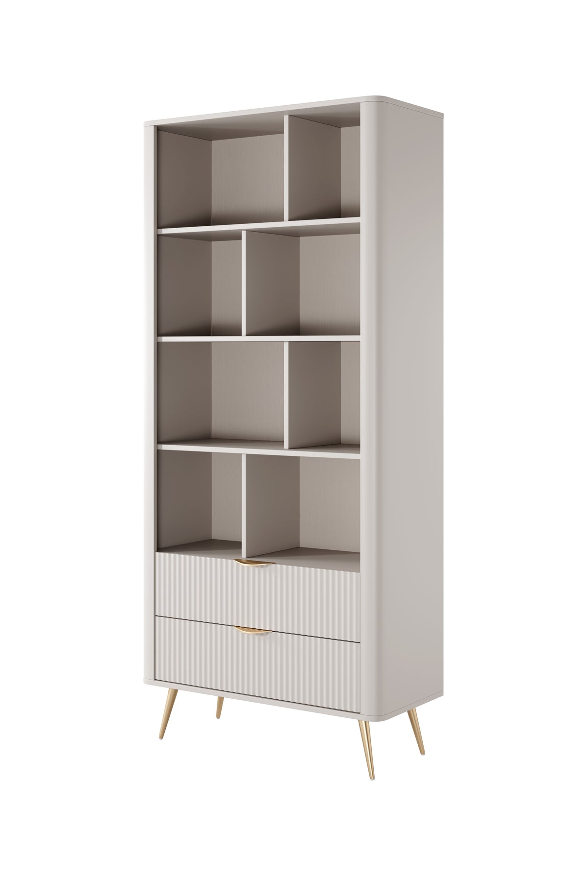 Libreria con 2 cassetti Essenza 88x193 cm