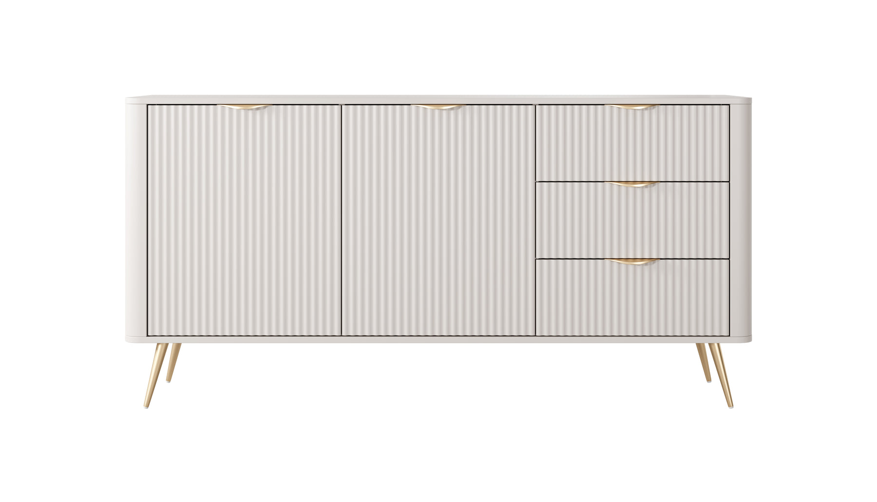 Madia con 2 ante e 2 cassetti Essenza 163x81 cm