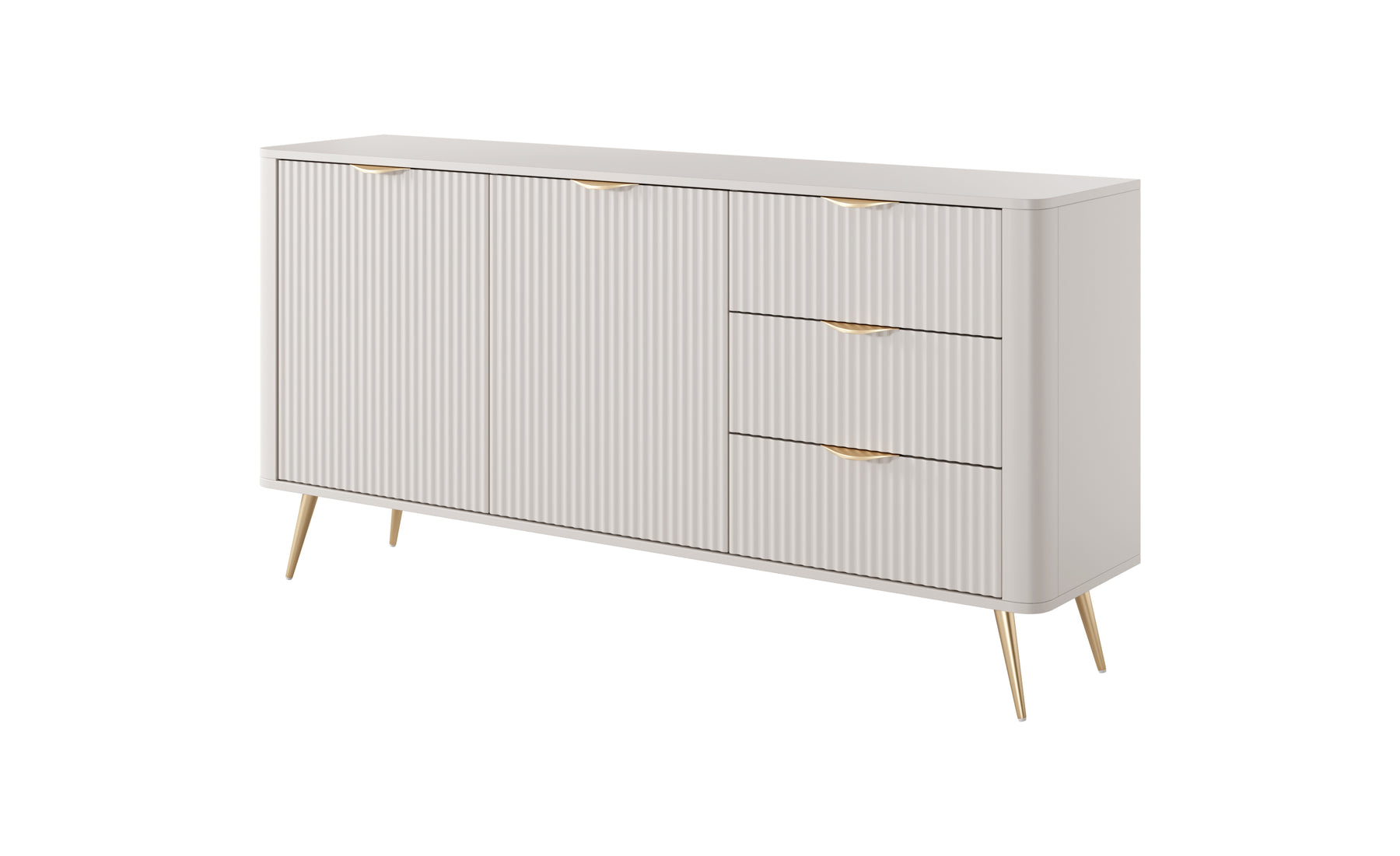 Madia con 2 ante e 2 cassetti Essenza 163x81 cm