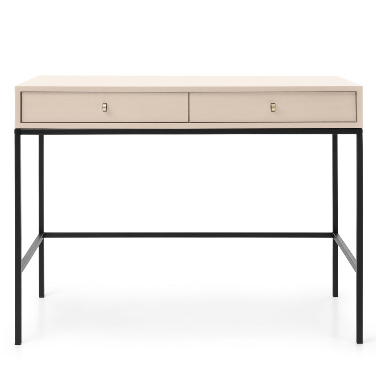 Consolle ingresso 2 cassetti in legno laminato Canterno 104x77 cm