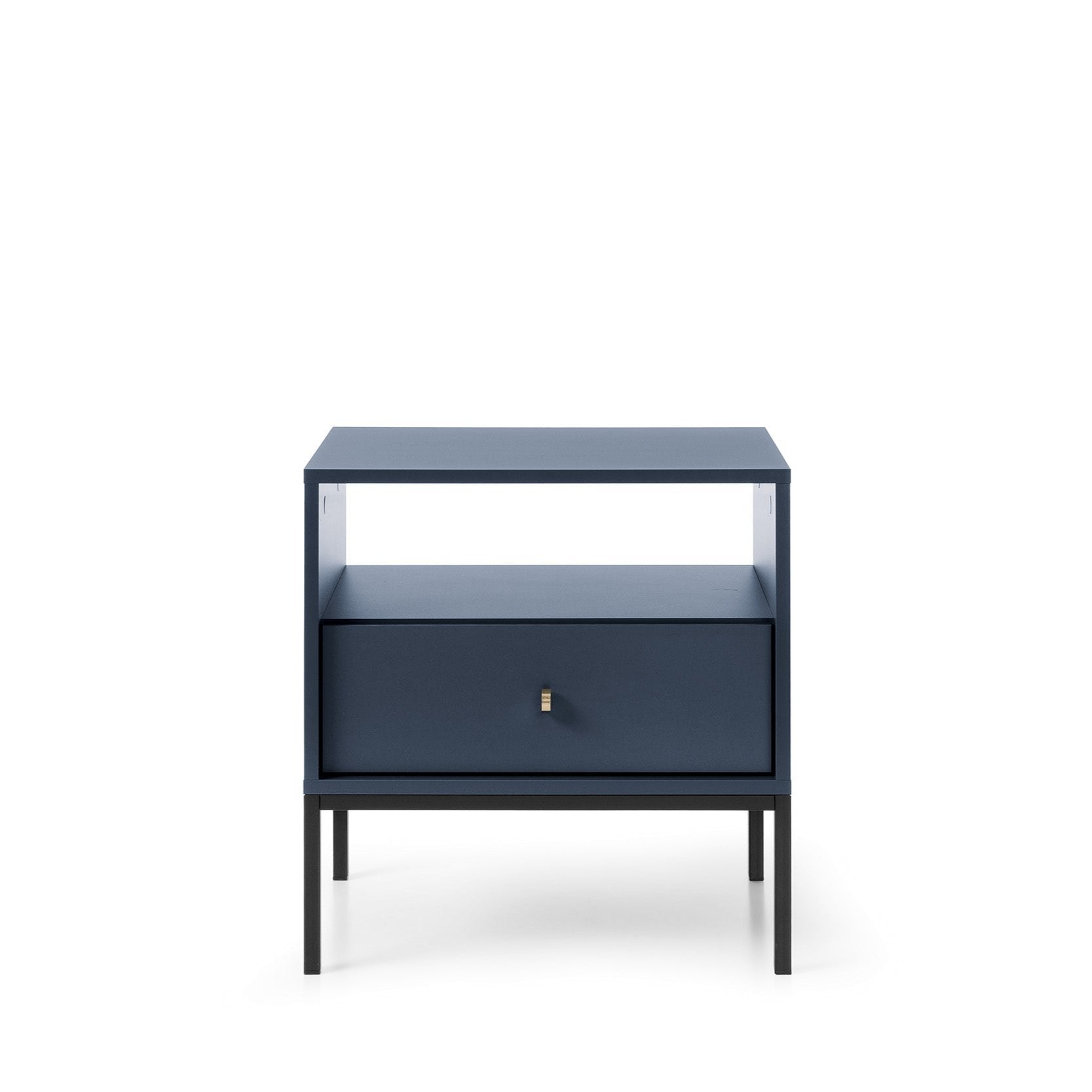 Comodino 1 cassetto in legno laminato - Canterno 54x56 cm