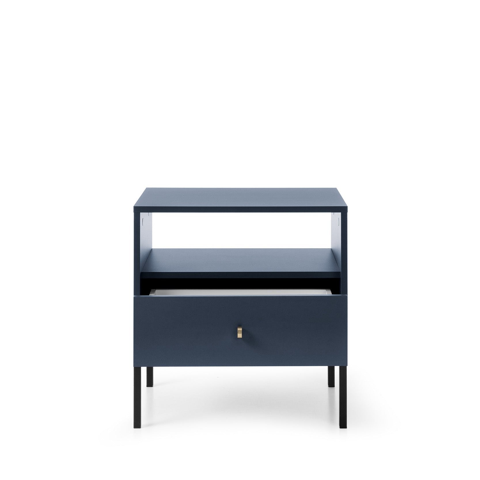 Comodino 1 cassetto in legno laminato - Canterno 54x56 cm