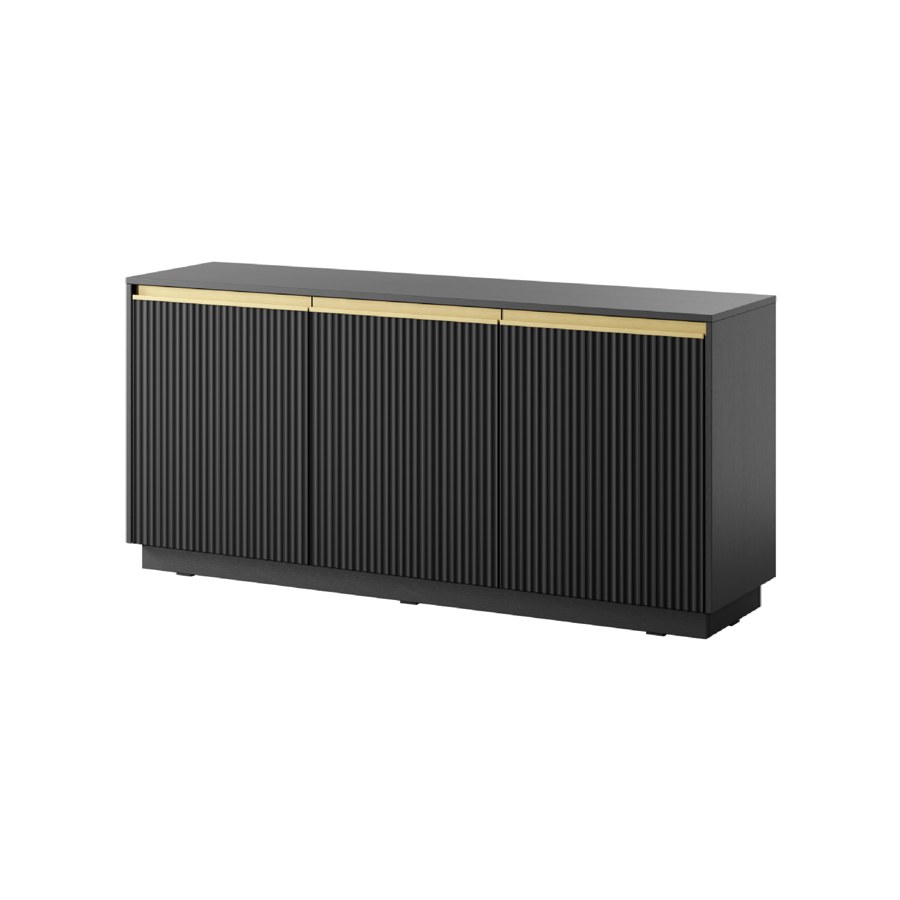 Madia 3 ante in legno laminato Gold 154x72 cm
