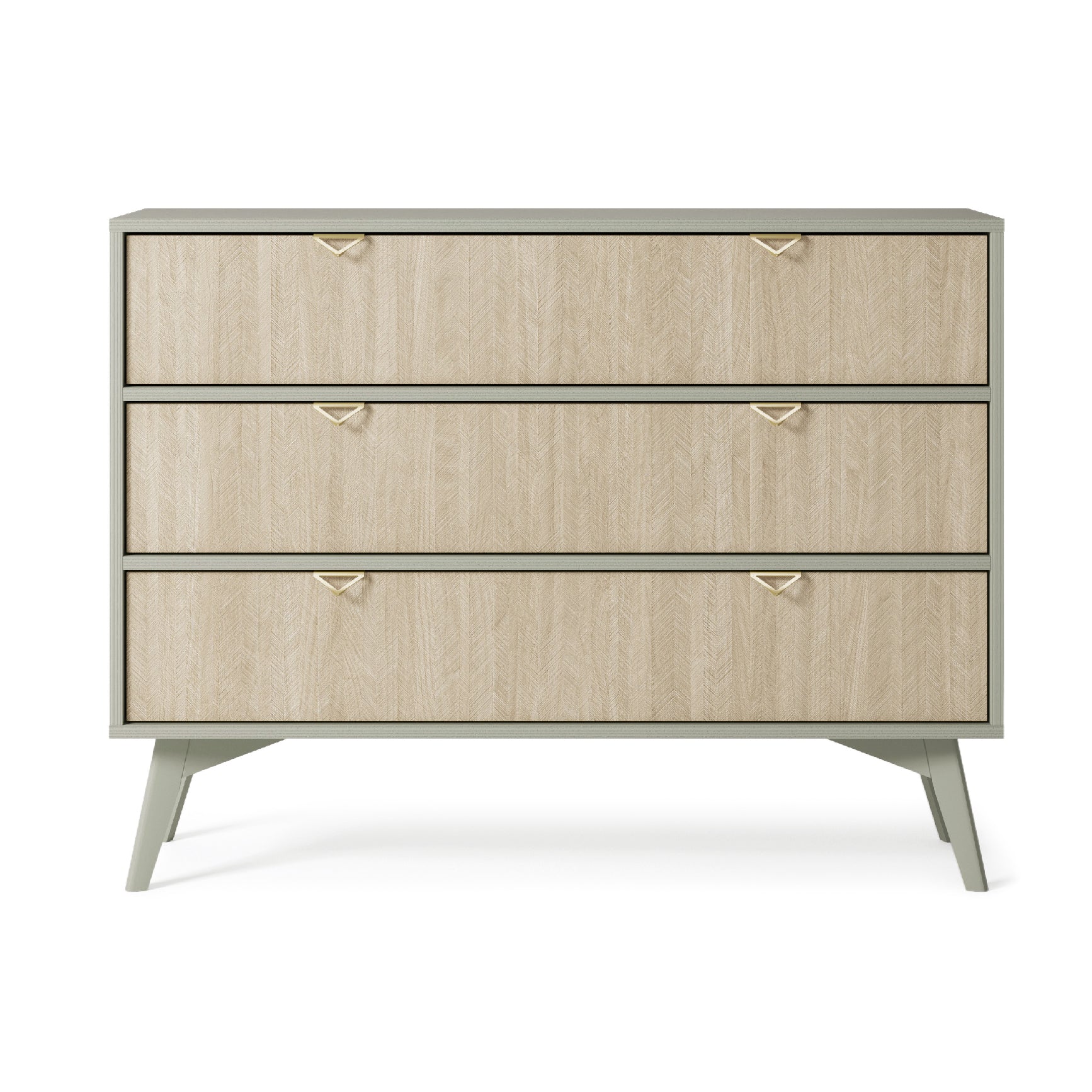 Cassettiera 3 cassettoni in legno laminato Vanity 106x80 cm
